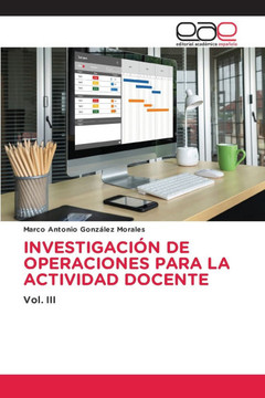Investigaci? de Operaciones Para La Actividad Docente