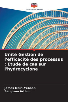 Unité Gestion de l'efficacité des processus: Étude de cas sur l'hydrocyclone
