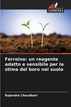 Ferroina: un reagente adatto e sensibile per la stima del boro nel suolo