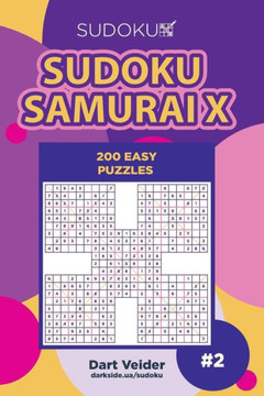 Sudoku Samurai X - 200 Easy Puzzles