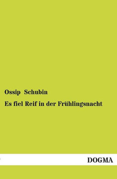 Es Fiel Reif in Der Fruhlingsnacht Es Fiel Reif in Der Fruhlingsnacht