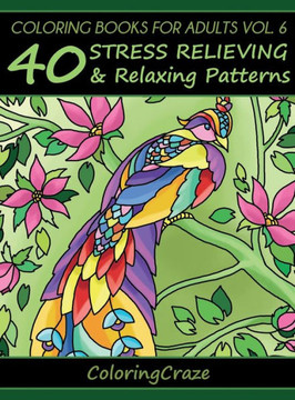 Coloring Books For Adults Volume 6: 40 Stress Relieving And Relaxing Patterns