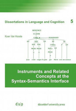 Instruments and Related Concepts at the Syntax-Semantics Interface