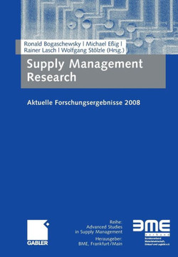 Supply Management Research: Aktuelle Forschungsergebnisse 2008