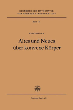Altes Und Neues Über Konvexe Körper