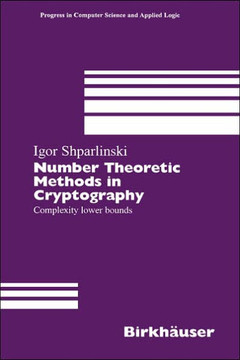 Number Theoretic Methods in Cryptography: Complexity Lower Bounds