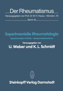 Experimentelle Rheumatologie: Experimentelle Arthritis -- Neosynovialmembran