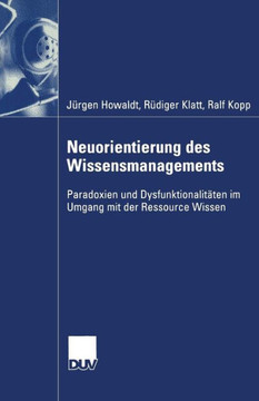 Neuorientierung Des Wissensmanagements: Paradoxien Und Dysfunktionalitäten Im Umgang Mit Der Ressource Wissen Neuorientierung Des Wissensmanagements: Paradoxien Und Dysfunktionalitäten Im Umgang Mit Der Ressource Wissen