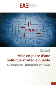 Mise En Place Dune Politique Stratégie Qualité