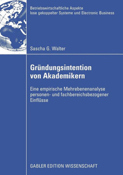 Gründungsintention Von Akademikern: Eine Empirische Mehrebenenanalyse Personen- Und Fachbereichsbezogener Einflüsse Gründungsintention Von Akademikern: Eine Empirische Mehrebenenanalyse Personen- Und Fachbereichsbezogener Einflüsse