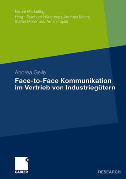 Face-To-Face Kommunikation Im Vertrieb Von Industriegütern