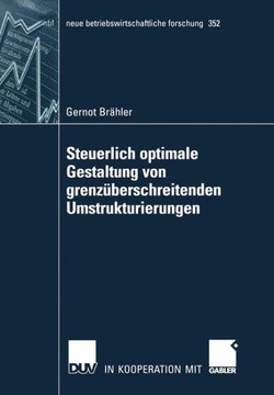 Steuerlich Optimale Gestaltung Von Grenz?erschreitenden Umstrukturierungen