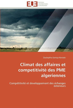 Climat des affaires et competitivit?des pme algeriennes