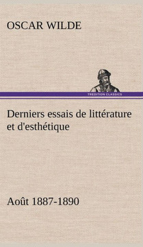 Derniers essais de litt?ature et d'esth?ique: ao? 1887-1890