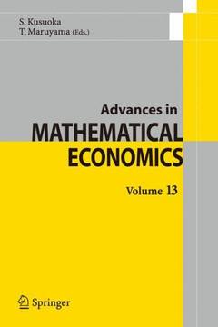 Advances in Mathematical Economics Volume 13 Advances in Mathematical Economics Volume 13