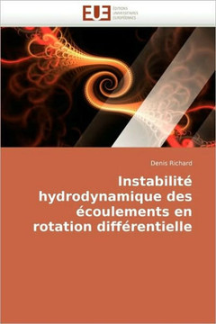 Instabilit?Hydrodynamique Des ?oulements En Rotation Diff?entielle