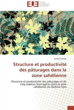 Structure et productivit?des p?urages dans la zone sah?ienne