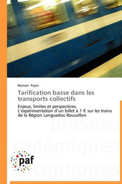 Tarification Basse Dans Les Transports Collectifs Tarification Basse Dans Les Transports Collectifs