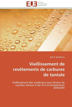 Vieillissement de rev?ements de carbures de tantale