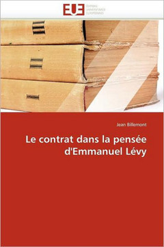 Le Contrat Dans La Pens? d'Emmanuel L?y