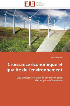Croissance ?onomique Et Qualit?de l'Environnement