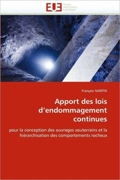 Apport Des Lois d''endommagement Continues