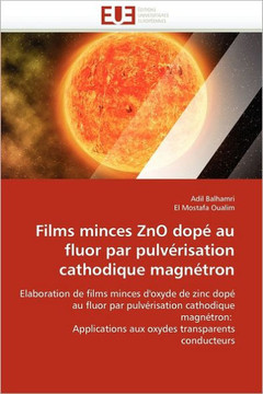 Films Minces Zno Dop?Au Fluor Par Pulv?isation Cathodique Magn?ron