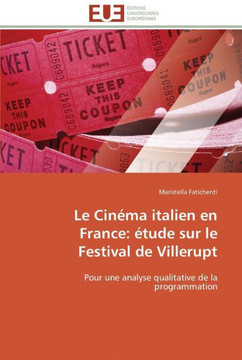 Le cin?a italien en france: ?ude sur le festival de villerupt