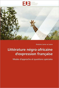 Litt?ature N?ro-Africaine d'Expression Fran?ise