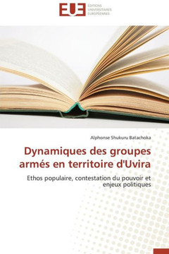 Dynamiques Des Groupes Arm? En Territoire d'Uvira Dynamiques Des Groupes Arm? En Territoire d'Uvira