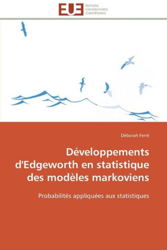 D?eloppements d'Edgeworth En Statistique Des Mod?es Markoviens