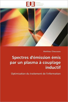 Spectres d''?ission ?is Par Un Plasma ?Couplage Inductif
