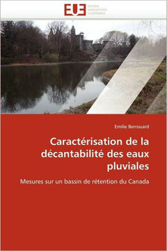 Caract?isation de la D?antabilit?Des Eaux Pluviales