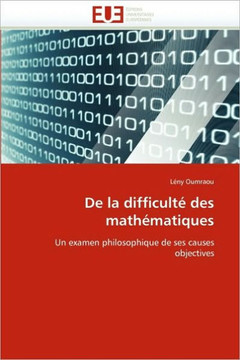 de la Difficult?Des Math?atiques de la Difficult?Des Math?atiques