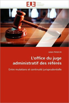L''office Du Juge Administratif Des R??? L''office Du Juge Administratif Des R???