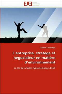 L''entreprise, Strat?e Et N?ociateur En Mati?e d''environnement