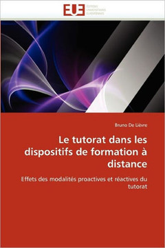 Le Tutorat Dans Les Dispositifs de Formation ?Distance Le Tutorat Dans Les Dispositifs de Formation ?Distance