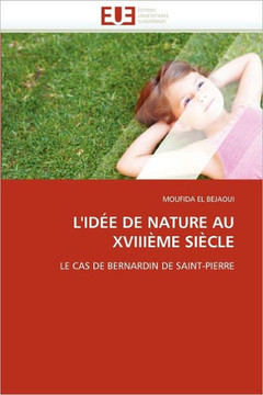 L'Id? de Nature Au Xviii?e Si?le