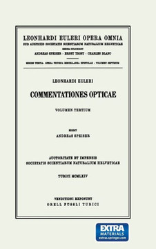 Commentationes Opticae 3rd Part Commentationes Opticae 3rd Part