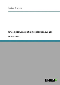 Krisenintervention bei Krebserkrankungen