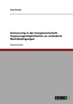 Outsourcing in der Energiewirtschaft. Anpassungsm?lichkeiten an ver?derte Marktbedingungen.