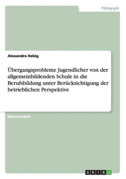 ?ergangsprobleme Jugendlicher in die Berufsbildung