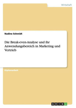 Die Break-even-Analyse und ihr Anwendungsbereich in Marketing und Vertrieb