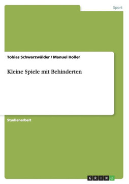 Kleine Spiele mit Behinderten