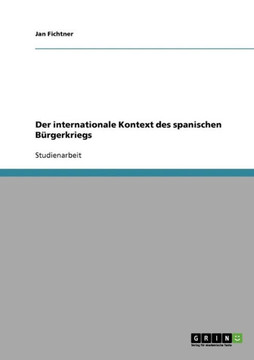 Der internationale Kontext des spanischen B?gerkriegs
