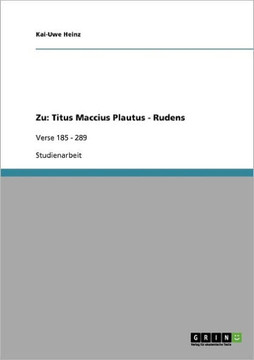 Zu: Titus Maccius Plautus - Rudens: Verse 185 - 289