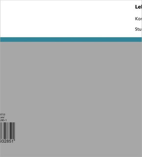 Lebenslanges Lernen: Kompetenzanforderungen Lebenslanges Lernen: Kompetenzanforderungen