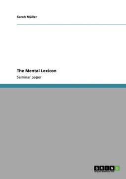 The Mental Lexicon