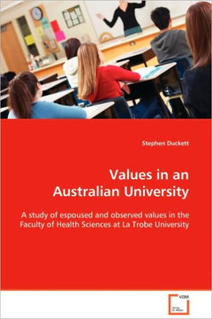 Values in an Australian University