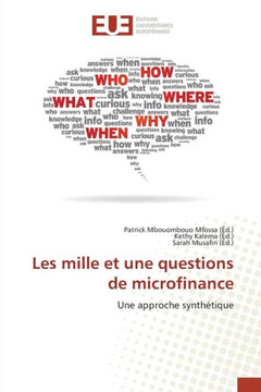 Les Mille Et Une Questions de Microfinance